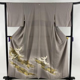 色留袖 優品 159.5cm 64cm 正絹 【中古】(着物)