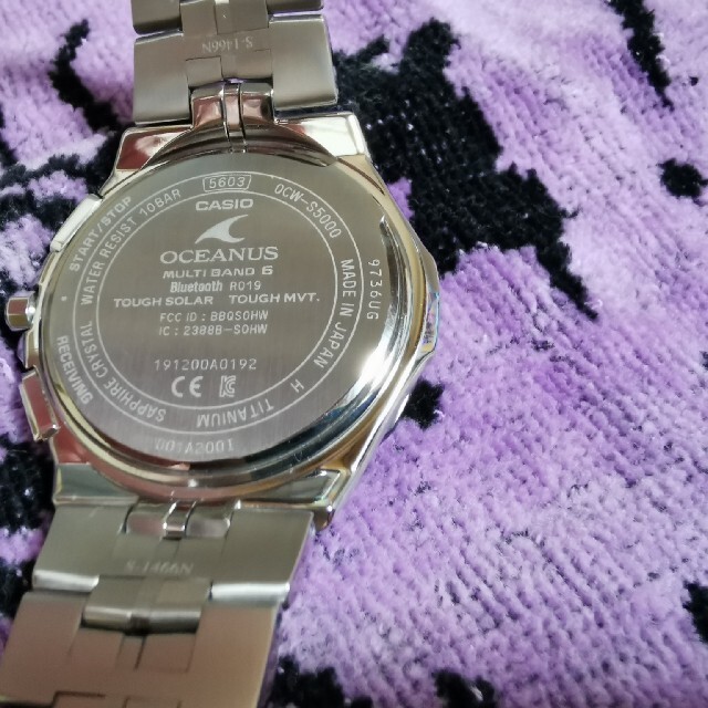CASIO(カシオ)の☆美品☆　CASIO  オシアナス　腕時計 OCW-S5000E-1AJF  メンズの時計(腕時計(アナログ))の商品写真