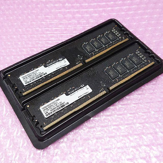TEAM 32GB (16GBx2) DDR4-2133 良品 #022UDIMM型番