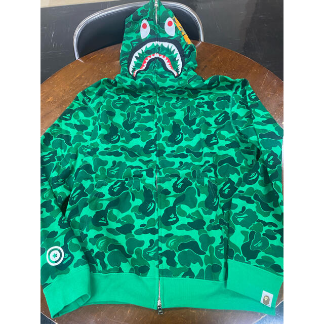 A BATHING APE エイプ シャーク パーカー M