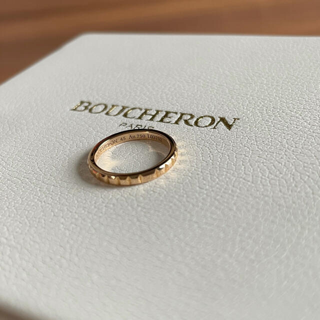 BOUCHERON(ブシュロン)のブシュロンキャトルリング4号ピンクゴールド　ピンキーリング レディースのアクセサリー(リング(指輪))の商品写真