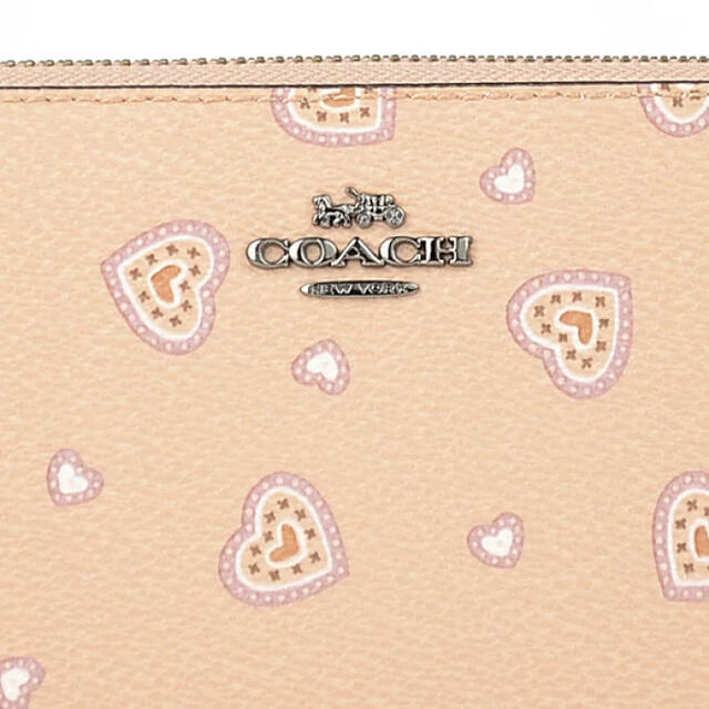 COACH - coachラブレター型長財布コーチレザーウォレットピンク ...