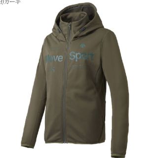 デサント(DESCENTE)の【美品】デサント Move Sport レディースＯサイズ 裏起毛 パーカー (パーカー)