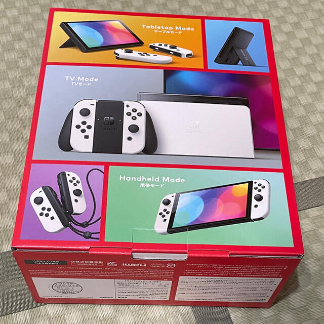 Nintendo Switch(ニンテンドースイッチ)のニンテンドースイッチ　有機ELホワイト エンタメ/ホビーのゲームソフト/ゲーム機本体(家庭用ゲーム機本体)の商品写真