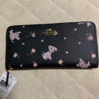 コーチ(COACH)のcoco様専用です　COACHコーチ長財布ディズニーコラボブラック系ワンちゃん(財布)