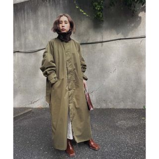 Ameri CORDUROY COLLAR MILITARY COAT