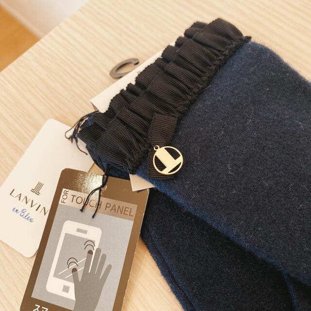 LANVIN en Bleu(ランバンオンブルー)のLANVIN スマホ対応手袋 レディースのファッション小物(手袋)の商品写真