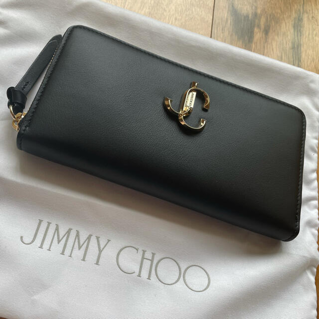 再値下げ!ジミーチュウ JIMMY CHOO ラウンドファスナー長財布 【日本