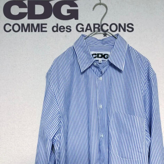 CDG ストライプシャツ コムデギャルソン　ストライプ　シャツ　garcons
