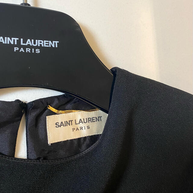 Saint Laurent(サンローラン)のサンローラン  パリ　リトルブラックドレス　ワンピース　36 レディースのワンピース(ひざ丈ワンピース)の商品写真