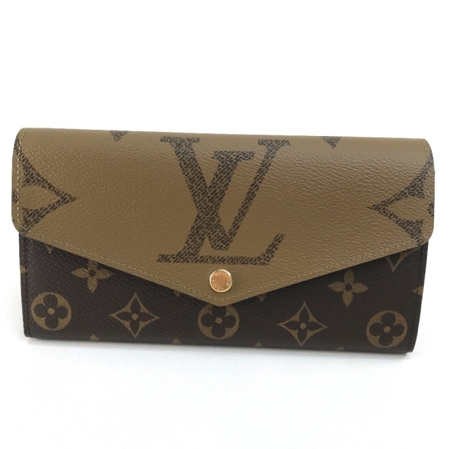 新品 】 新品同様 - VUITTON LOUIS ルイヴィトン 二つ折り長財布 サラ