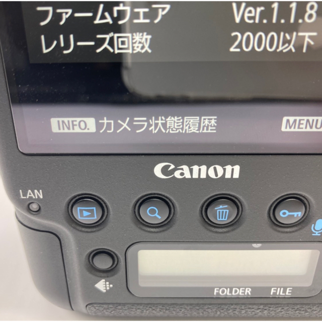 Canon(キヤノン)の【超美品新品級】CANON EOS-1DX Mark2【レリーズ2000以下！】 スマホ/家電/カメラのカメラ(デジタル一眼)の商品写真