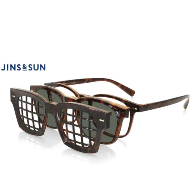 JINS(ジンズ)の新品！JINS&SUN VERDY Sunglasses BROWN DEMI メンズのファッション小物(サングラス/メガネ)の商品写真