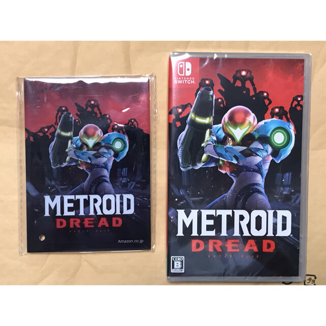 Nintendo Switch(ニンテンドースイッチ)のメトロイド ドレッド スイッチソフト METROID DREAD 特典付き エンタメ/ホビーのゲームソフト/ゲーム機本体(家庭用ゲームソフト)の商品写真