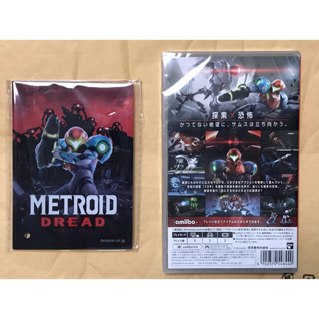 Nintendo Switch(ニンテンドースイッチ)のメトロイド ドレッド スイッチソフト METROID DREAD 特典付き エンタメ/ホビーのゲームソフト/ゲーム機本体(家庭用ゲームソフト)の商品写真