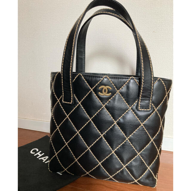 CHANEL ワイルドステッチ　トートバッグ