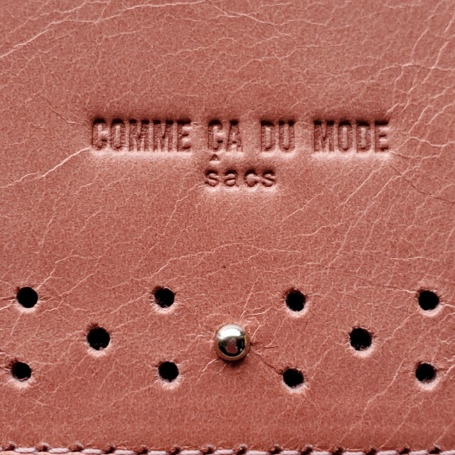COMME CA DU MODE(コムサデモード)の新品未使用‼️グレーヌ　Lファスナー長財布ピンク／コムサ レディースのファッション小物(財布)の商品写真