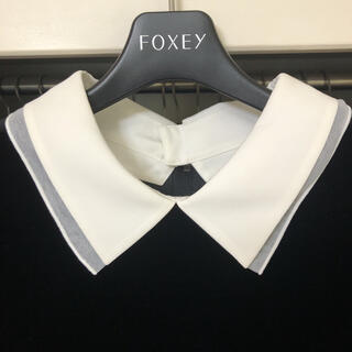 FOXEY - フォクシー白襟ワンピース42の通販 by ぱんちゃん's shop ...