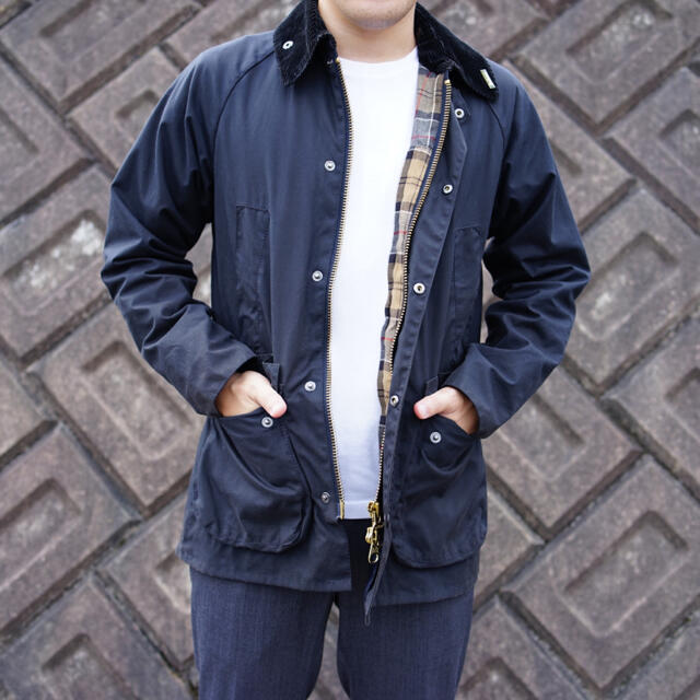 Barbour(バブアー)BEDALE SL(ビデイル)ネイビー 36 | www