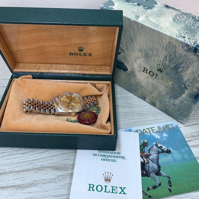 ROLEX - 最終値下げ⑧ロレックス デイトジャスト 16233 腕時計 保証書 