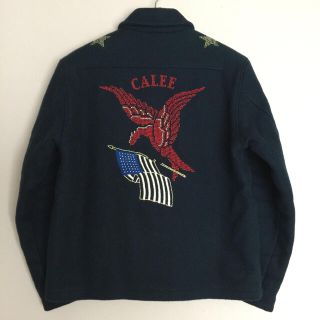 キャリー(CALEE)の定価52800円！CALEE COTTON SOUVENIR JACKET L(ブルゾン)