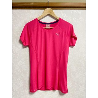 プーマ(PUMA)の【専用】PUMA プーマ / 練習着 Tシャツ ショッキングピンク Lサイズ(Tシャツ(半袖/袖なし))