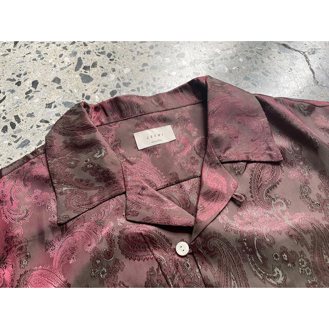 juemi Paisley jacquard short shirt