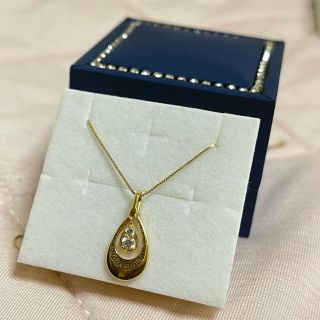 ジュエリーツツミ(JEWELRY TSUTSUMI)のTSUTSUMI  K18YG ダイヤモンドプチネックレス(ネックレス)