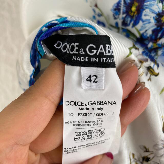 1度の着用✨Dolce&Gabbanaシルクトップス | www.innoveering.net