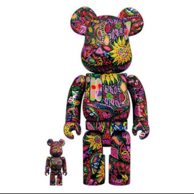 BE@RBRICK Psychedelic Paisley 100％  400％