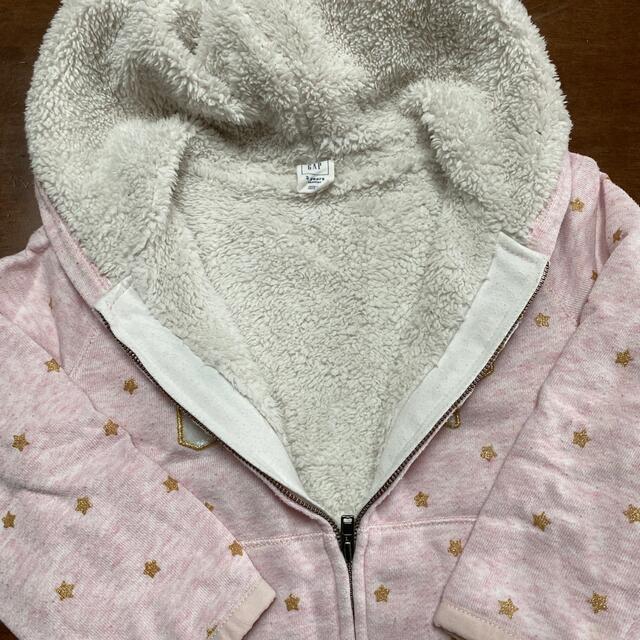 GAP Kids(ギャップキッズ)のジップパーカー キッズ/ベビー/マタニティのキッズ服女の子用(90cm~)(ジャケット/上着)の商品写真