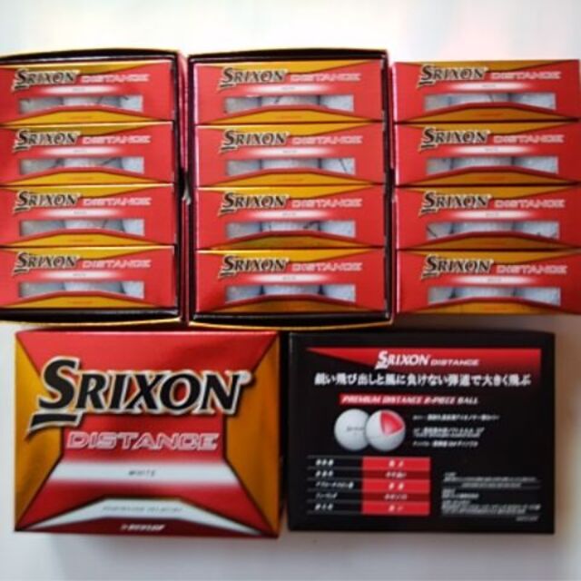 新品ゴルフボール(SRIXON DISTANCE) ３ダース