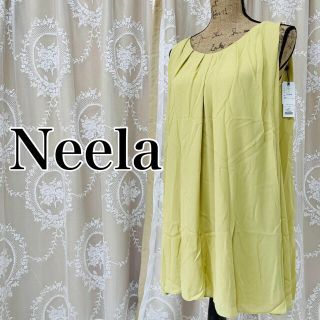 新品 ニーラ Neela チュニック ワンピース カットソー シャツ シンプル(チュニック)