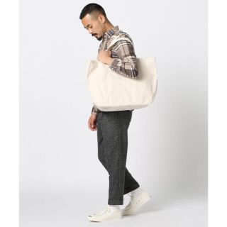 エルエルビーン(L.L.Bean)の【美品】L.L.Bean BEAMS TOTE BAG L白(トートバッグ)