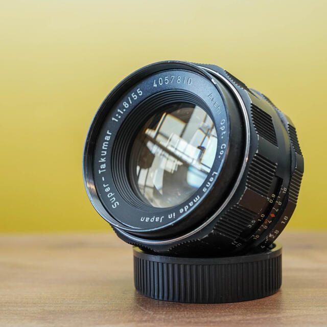 PENTAX(ペンタックス)の【光学美品】スーパータクマー 55mm f1.8 　後期　オールドの定番 スマホ/家電/カメラのカメラ(レンズ(単焦点))の商品写真
