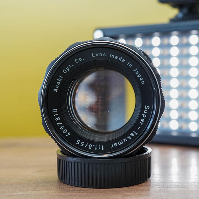 PENTAX(ペンタックス)の【光学美品】スーパータクマー 55mm f1.8 　後期　オールドの定番 スマホ/家電/カメラのカメラ(レンズ(単焦点))の商品写真