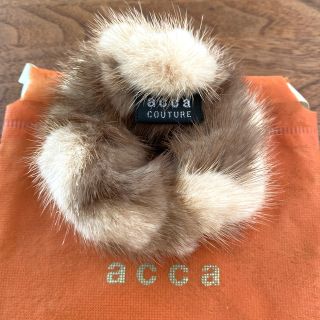 acca - acca ミンク ファーシュシュの通販 by スマイル's shop｜アッカ