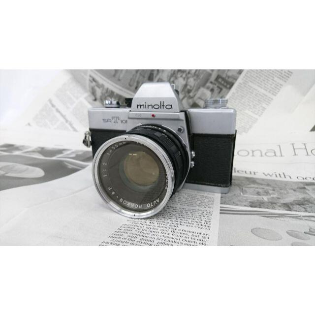 【完動品！！】Minolta srt101 55mm f/2 　フィルムカメラ