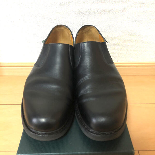 値下げ パラブーツ フォトン ブラック 9 サイドゴア スリッポン | cprc