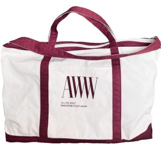 ワンエルディーケーセレクト(1LDK SELECT)のAWW TOTE BIG BURGUNDY magazine(トートバッグ)