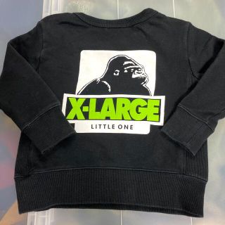 エクストララージ(XLARGE)のアリジン様専用⭐︎エクストララージ】ブラックトレーナー　100サイズ(Tシャツ/カットソー)