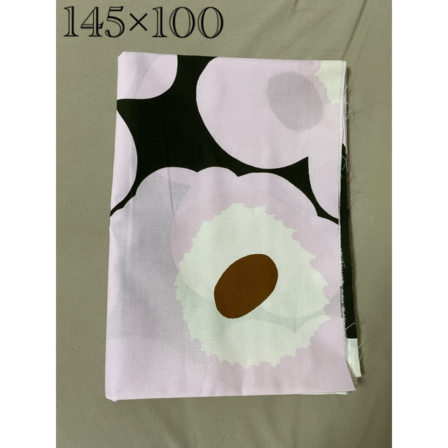 marimekko(マリメッコ)の【正規品】マリメッコ ウニッコ ピンク×グリーン 145×100cm ハンドメイドの素材/材料(生地/糸)の商品写真