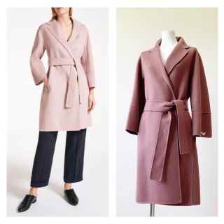 マックスマーラ(Max Mara)のs MAXMARA ダブルフェイス　ヴァージンウール　コート(ガウンコート)