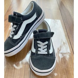 ヴァンズ(VANS)のオールドスクール　old skool ヴァンvans 黒　18cm(スニーカー)