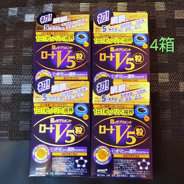 新品 ロートＶ５ 30粒×4箱