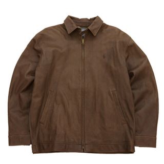 ラルフローレン(Ralph Lauren)のラルフローレン レザージャケット ブラウン M(レザージャケット)