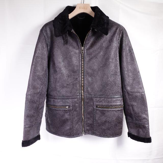 SEDUCTION de NICOLE　コート　メンズ　ブラック メンズのジャケット/アウター(レザージャケット)の商品写真