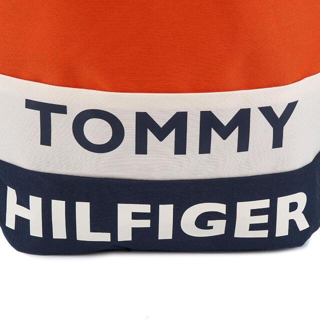 TOMMY HILFIGER(トミーヒルフィガー)のTOMMY HILFIGER バッグパック ネイビー×ホワイト×オレンジ レディースのバッグ(リュック/バックパック)の商品写真