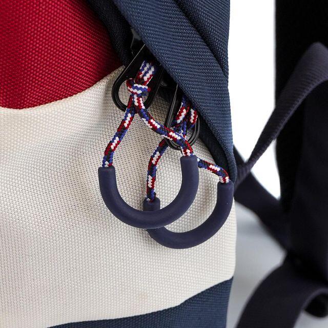 TOMMY HILFIGER(トミーヒルフィガー)のTOMMY HILFIGER バッグパックネイビー×ホワイト×レッド レディースのバッグ(リュック/バックパック)の商品写真