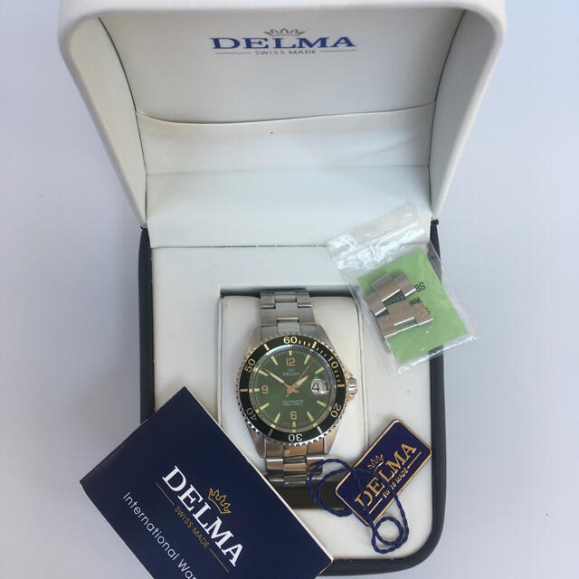 DELMA Santiago デルマ ダイバーズ 500m 自動巻腕時計 スイス